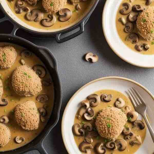 Фрикасе из курицы с грибами